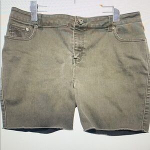 Women's Athletic Shorts in Olive Green